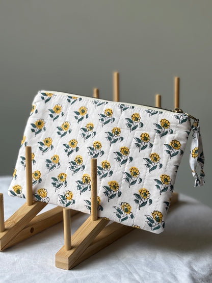 Flat Quilted Pouches